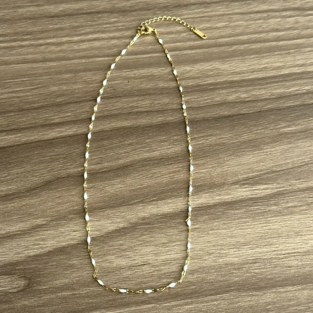 Boho Beaded Necklace Q739
